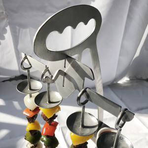 Espetada Nandos, Soporte para Kebab de Acero Inoxidable, Soporte para Barbacoa - Product Image 6