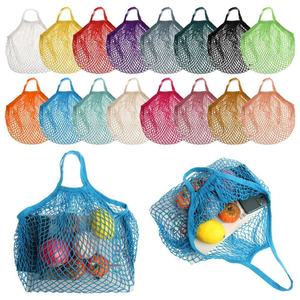 Bolsas de Compras Reutilizables de Malla de Algodón para Frutas y Verduras, Bolsas de Malla para el Mercado de Productos Agrícolas - Product Image 5