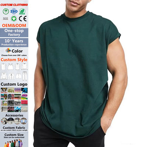 JL0806B OEM senza maniche Muscle <span class=keywords><strong>lino</strong></span> <span class=keywords><strong>T</strong></span>-<span class=keywords><strong>shirt</strong></span> da <span class=keywords><strong>uomo</strong></span> tinta unita Casual tinta unita a manica corta allentata per gli uomini - Product Image 1