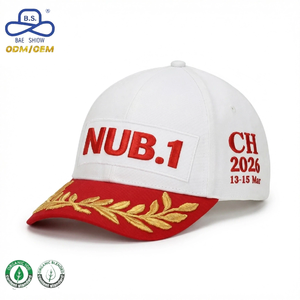 Cappellini da Baseball con Logo Ricamato di Alta Qualità in Piccoli Lotti, Etichetta Privata, con Anni di Esperienza nel Design per Marchi di Design OEM - Product Image 1