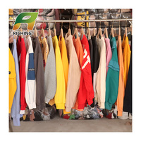 Jaket Hoodie Stok Bale Bermerek Musim Dingin Wanita Pria Campuran Bekas Jaket Baseball Second Hand Hoodie