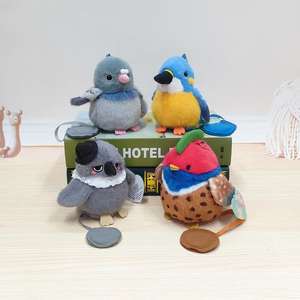 11.5cm uccelli peluche magnetico sulla spalla peluche peluche peluche di uccelli bambola di peluche di uccelli simpatici animali magnetici - Product Image 5