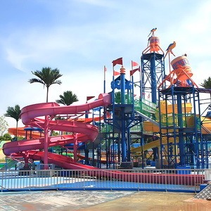 Cao bồi hot-bán nước nhà cây nhà trượt cho công viên giải trí lớn chơi thiết bị và sân chơi nước - Product Image 1