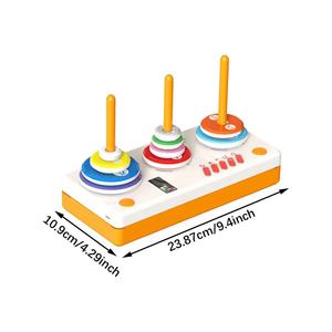 Juguete Educativo Montessori <span class=keywords><strong>de</strong></span> Plástico, Torre <span class=keywords><strong>de</strong></span> Construcción Apilable, Rompecabezas, <span class=keywords><strong>Juego</strong></span> <span class=keywords><strong>de</strong></span> Apilamiento <span class=keywords><strong>de</strong></span> <span class=keywords><strong>Hanoi</strong></span>, <span class=keywords><strong>Juego</strong></span> <span class=keywords><strong>de</strong></span> Contar para Niños - Product Image 6