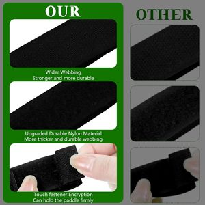 Support de pagaie amélioré en nylon pour SUP et kayak, et supports de fixation pour bateau gonflable - Product Image 3