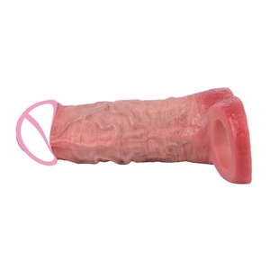 NNSX Penis Sleeve Extender Enlarger Sheath, Silicone Cock Sleeve Extension with Stretchy Loop <b>for</b> <b>Men</b> to Increase Length & Girth - Product Image 4