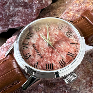 Reloj de Pulsera de Lujo con Logotipo Personalizado OEM, Mecánico Automático, Esfera de <span class=keywords><strong>Mica</strong></span> Rosa, Miyota 8215, Caja de Acero 316L, Cristal de Zafiro - Product Image 2