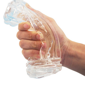 Masturbador Masculino con Textura Interna Transparente - Kovida TPE, Copa de Succión <span class=keywords><strong>Manual</strong></span>, Juguete Sexual <span class=keywords><strong>para</strong></span> Hombre - Product Image 5