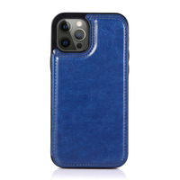 Étui portefeuille de luxe KINGSOUL en cuir avec anneau magnétique, fabriqué en époxy, antichoc en TPU de 1,5 mm, couleur personnalisée
