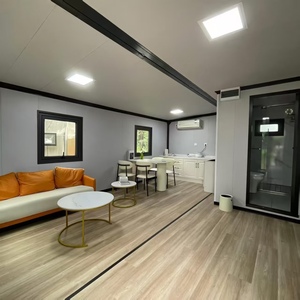 Nhà máy trực tiếp Chất lượng cao có thể mở rộng nhà container 20ft/40ft nhà thép tiền chế cho văn phòng ký túc xá cho khách sạn nhà quán bar - Product Image 3