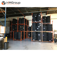 Étagères de stockage de pneus en acier pour entrepôt de l'industrie automobile, empilables et personnalisables