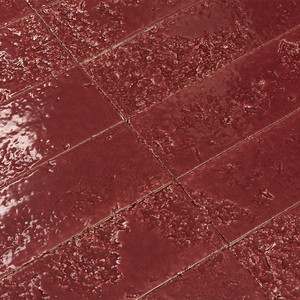 Piastrella Rossa Bahia-26 6 X 26 Cm Spessore 9 Mm Finitura Lucida Bordi Irregolari - Product Image 6