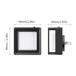 Veilleuse LED à intensité variable avec capteur crépusculaire, lumière blanche chaude intelligente pour chambre d'enfant, salle de bain, couloir, escalier - Product Image 5