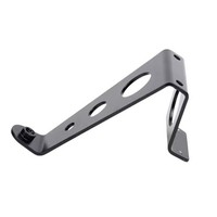 Support d'emboutissage en aluminium et acier inoxydable, personnalisable, avec revêtement en poudre noire |   Support de montage pour luminaires LED intérieur/extérieur
