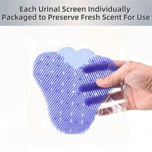 XDH065 OEM Tapis désodorisants anti-éclaboussures à poils longs, parfum Océan durable, pour urinoirs de salles de bain et bureaux - Product Image 6