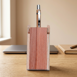 Porte-stylo avec clip en métal, rangement de bureau simple et portable pour les activités promotionnelles - Product Image 4