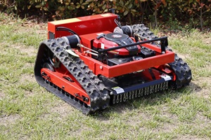 Hightop Démarrage électrique standard essence HT550 alimenté télécommande bon <span class=keywords><strong>prix</strong></span> <span class=keywords><strong>tondeuse</strong></span> à chenilles - Product Image 2