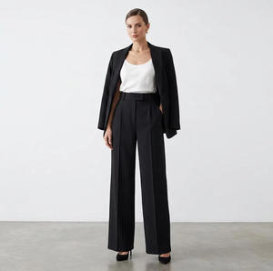 <span class=keywords><strong>Pantaloni</strong></span> da <span class=keywords><strong>Donna</strong></span> a Vita Alta Casual con Cerniera Lunga, Ideali per l'Estate, per il Lavoro e l'Ufficio, <span class=keywords><strong>Pantaloni</strong></span> Formali da <span class=keywords><strong>Donna</strong></span> - Product Image 4