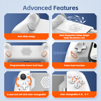Manette sans fil AB01 pour mobile/iPad, contrôleur de jeu rétractable