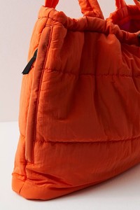 Sac fourre-tout de voyage pour femmes Sac de sport matelassé avec logo personnalisé pour hommes Femmes Doublure en nylon Sac de sport imperméable Gym Fitness Weekend - Product Image 2