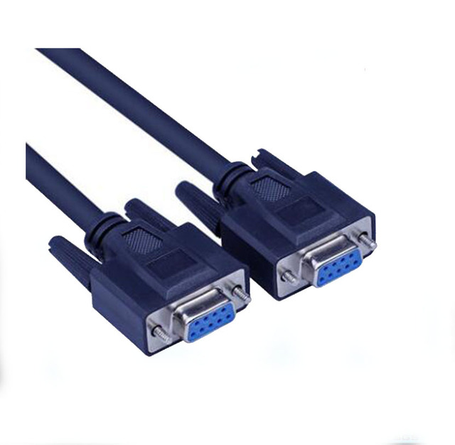 Factory Wholesale Price DB9F to DB9F Cable RS-232 Null Modem Cable