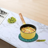 Dessous de plat en silicone de style moderne Tampons chauds et porte-casseroles de cuisine résistants à la chaleur Napperon rond pour table
