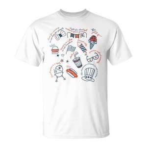 Camiseta para mujer con diseño patriótico y feminista del 4 de julio, diseño rojo, blanco y azul - Product Image 1