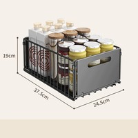 Rak Penyimpanan Geser Kabinet Organizer Rel Geser Laci Rak Penyimpanan Baja Karbon Lapis Tunggal Rak Penyimpanan Tugas Berat