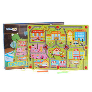 FQ marque en bois éducatif de <span class=keywords><strong>labyrinthe</strong></span> magnétique perles jouets pour enfants - Product Image 6