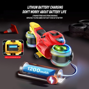 Motocicleta de Acrobacias RC 1:16 con Transformación de Ruedas - 11 Canales, Nuevo Producto, Función de Pulverización, Luces y Efectos Musicales - Product Image 3