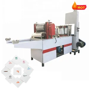 Fully Automatic Facial Napkins Making Machine Logo Embossing Paper Napkin Folding Machine for Make Double Table Napkins