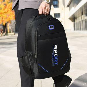 Sport Backpack Large Capacity Computer Compartment Business Travel Men Casual School Bag Black Green Blue Orange - Product Image 3