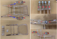 Chaise Chiavari empilable en PC transparent SKD pour la location d'événements et de banquets d'hôtel