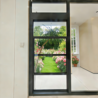 Ventana Americana de Doble Hoja de Vinilo Resistente a Impactos, Certificada por NFRC y AAMA, con Vidrio de Seguridad Templado de Grado Automotriz IGU