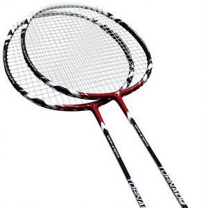 Raqueta de Bádminton de Carbono de Alta Calidad, 30lbs, Empuñadura de PU Suave, Control de Bola, Rigidez Media-Alta, Duradera para Aficionados y Jóvenes - Product Image 1