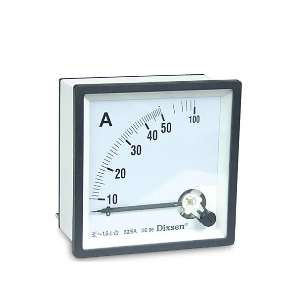 Voltmetro AC di piccole dimensioni da 52MM analogico nero rotondo caso Volt tensione pannello analogico misuratore 52x52