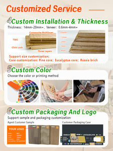 <span class=keywords><strong>Parquet</strong></span> de Ingenierí<span class=keywords><strong>a</strong></span> REACH, Diseño en Espiga, 9 Capas de Lacado UV, Roble Europeo Grado ABC, No Tóxico, Piso de Madera de Ingenierí<span class=keywords><strong>a</strong></span> de Nogal Americano - Product Image 5