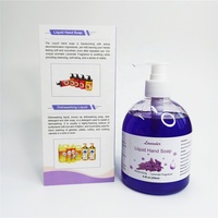 Savon liquide pour les mains, 250ml, parfum lavande, nettoyant désinfectant hydratant pour les mains, séchage rapide, sans rinçage, pour enfants et adultes, usage quotidien
