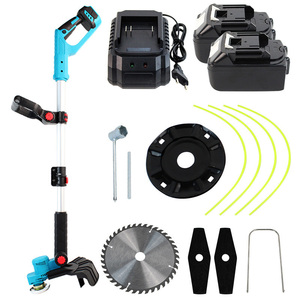 Cortacésped inalámbrico multifuncional de 21V sin escobillas, cortador de césped telescópico ligero con hoja de sierra de 12cm p - Product Image 1