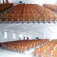 Mobilier scolaire pliable bibliothèque escabeau chaise moderne en bois salle de classe chaise avec table arrière