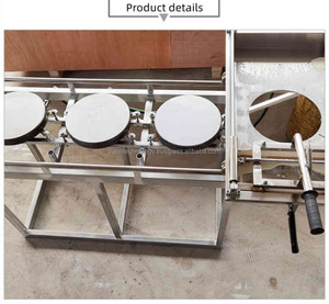 Máquina para hacer pan árabe plana Manual, máquina para hacer tortitas planas horneadas, máquina para hornear Dosa de empuje manual - Product Image 5