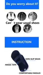 Zapatos ortopédicos postquirúrgicos 2026, botas <span class=keywords><strong>de</strong></span> yeso ligeras para caminar con dedo gordo del pie roto, calzado protector quirúrgico para el pie - Product Image 5