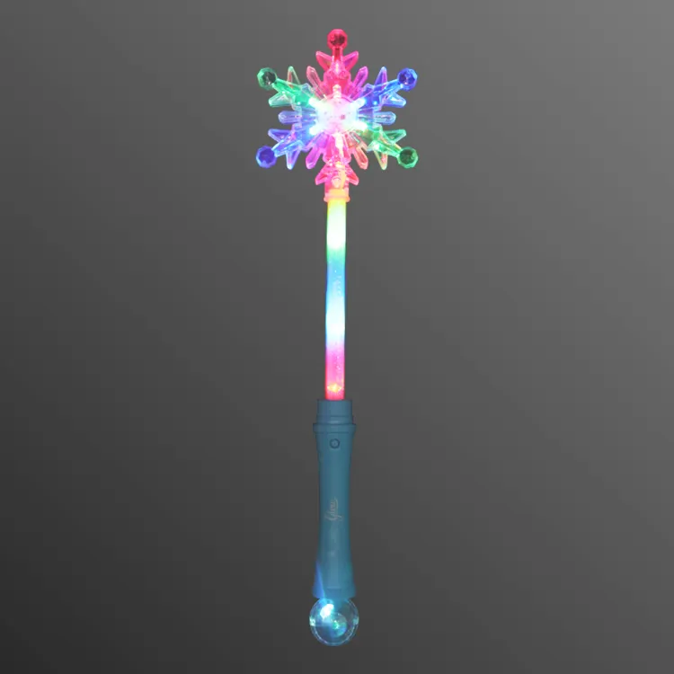 2023 Nieuwe Plastic Verlicht Speelgoed Nieuwkomers Kerst Kids Fee Magic Stick Magic Led Knipperlichtstaf