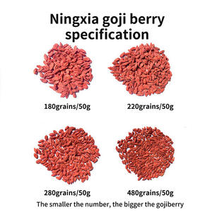 Çin Kurt Üzümü Ningxia Kurutulmuş Meyve <span class=keywords><strong>Goji</strong></span> <span class=keywords><strong>Berry</strong></span> Fructus Lycii Vitaminleri %100 Doğal Kırmızı <span class=keywords><strong>Goji</strong></span> Üzümü 100g - Product Image 4