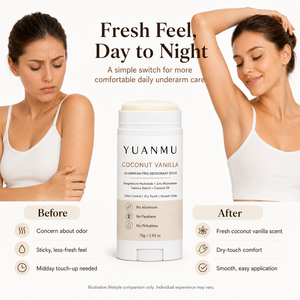 <span class=keywords><strong>Desodorante</strong></span> Vegano Natural en Bálsamo con Control <span class=keywords><strong>de</strong></span> Olor por 72 Horas, para Hombres y Mujeres, con Aroma a Coco y Vainilla, Sin Aluminio, Hidratante - Product Image 5