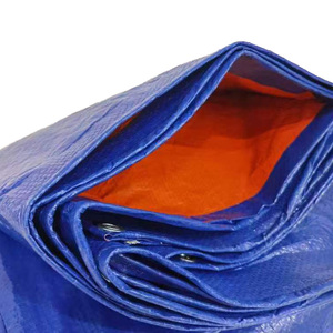 <b>Blue</b> Color Hdpe Tarpaulin Fabric <b>Roll</b> 200gsm <b>Rolls</b> 650gsm - Product Image 2
