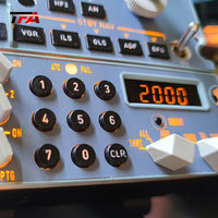 Solution de panneau de commande de vol pour simulateur de vol Airbus avec modules de contrôle de fréquence, d'éclairage et de transpondeur - Vente directe usine professionnelle