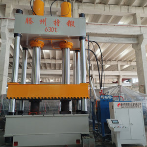 Prensa Hidráulica de Cuatro Columnas de 630 Toneladas para Drenaje de Resina con Control PLC, <span class=keywords><strong>Motor</strong></span> y Bomba de Alta Precisión - Product Image 2