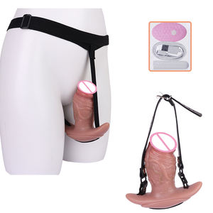 Meistverkaufter Dildo Analplug aus Sicherem, Weichem Silikon mit Vibrationsfunktion Erwachsenen-Spielzeug Großer Analplug - Product Image 1