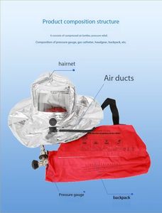 Dispositif <span class=keywords><strong>respiratoire</strong></span> <span class=keywords><strong>portable</strong></span> à oxygène Dispositif <span class=keywords><strong>respiratoire</strong></span> d'évacuation d'urgence Eebd <span class=keywords><strong>Prix</strong></span> bas - Product Image 5